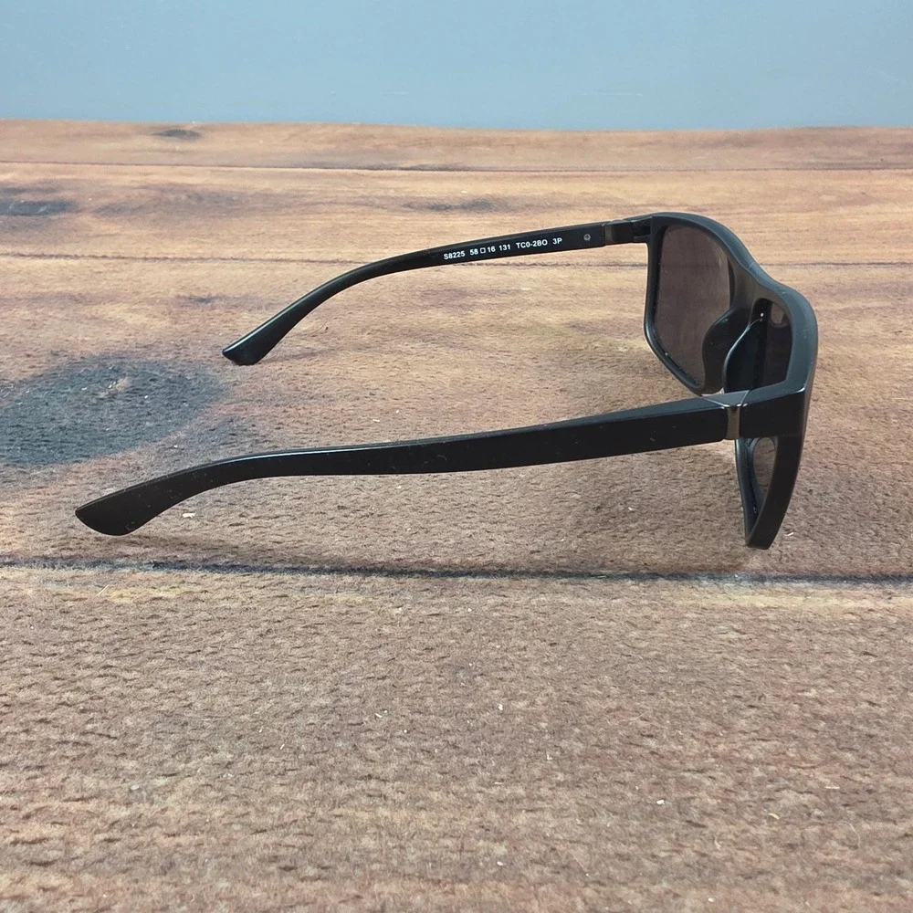 Merry's S8225 Sunglasses Mens OS Black Excellent Square Matte Polarized Shades